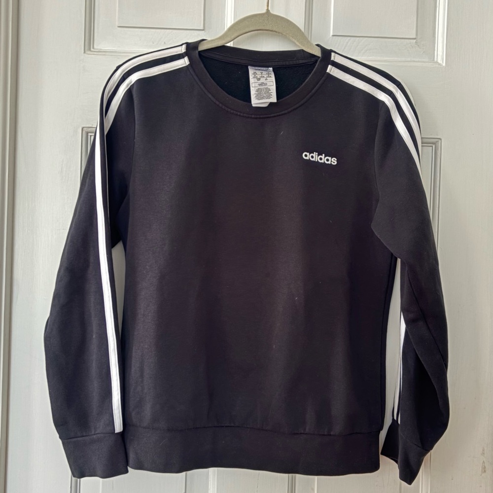 Adidas Black Crewneck Sweater